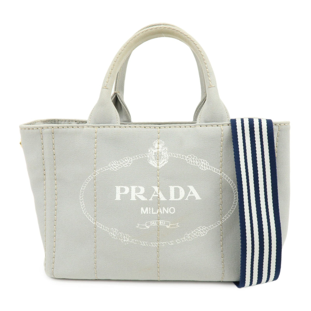 Prada Canapa Convertible Canvas Mini