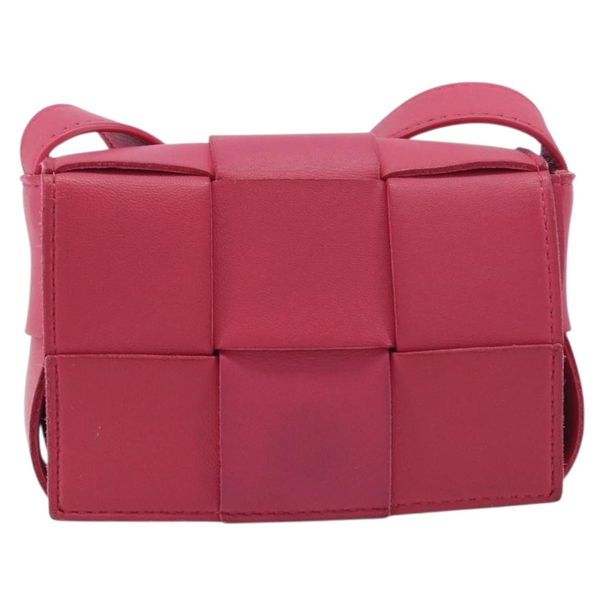 Bottega Veneta Cassette Maxi Intrecciato Leather Mini