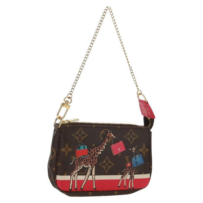 Louis Vuitton Pochette Accessoires Limited Edition Christmas Animation Monogram Canvas Mini