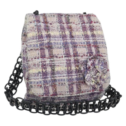 Chanel Camellia Messenger Tweed Large