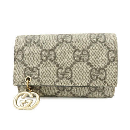 Gucci Interlocking G French GG Coated Canvas Compact