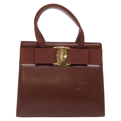 Salvatore Ferragamo Convertible Vara Bow Tote Leather Small