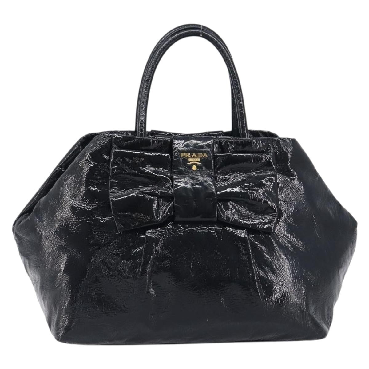 Prada Bow Top handle Patent leather Product Image