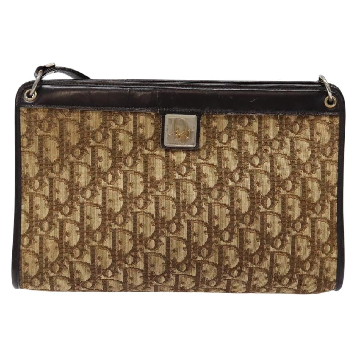 Christian Dior Vintage Trotter Shoulder Bag Canvas Product Image
