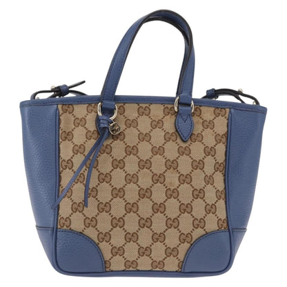 Gucci Bree Convertible Tote GG Canvas with Leather Small