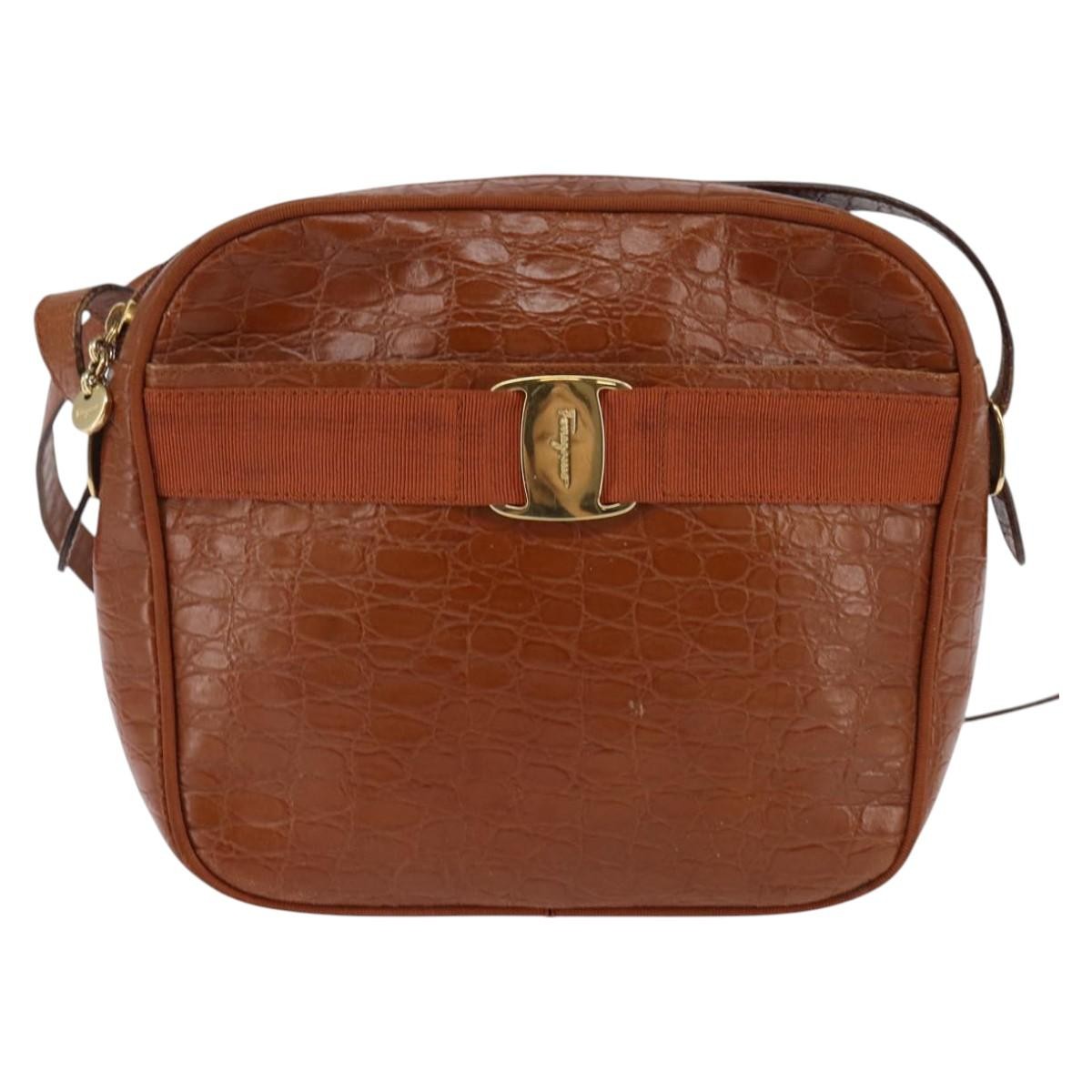 Salvatore Ferragamo Vala Shoulder Bag Leather Product Image