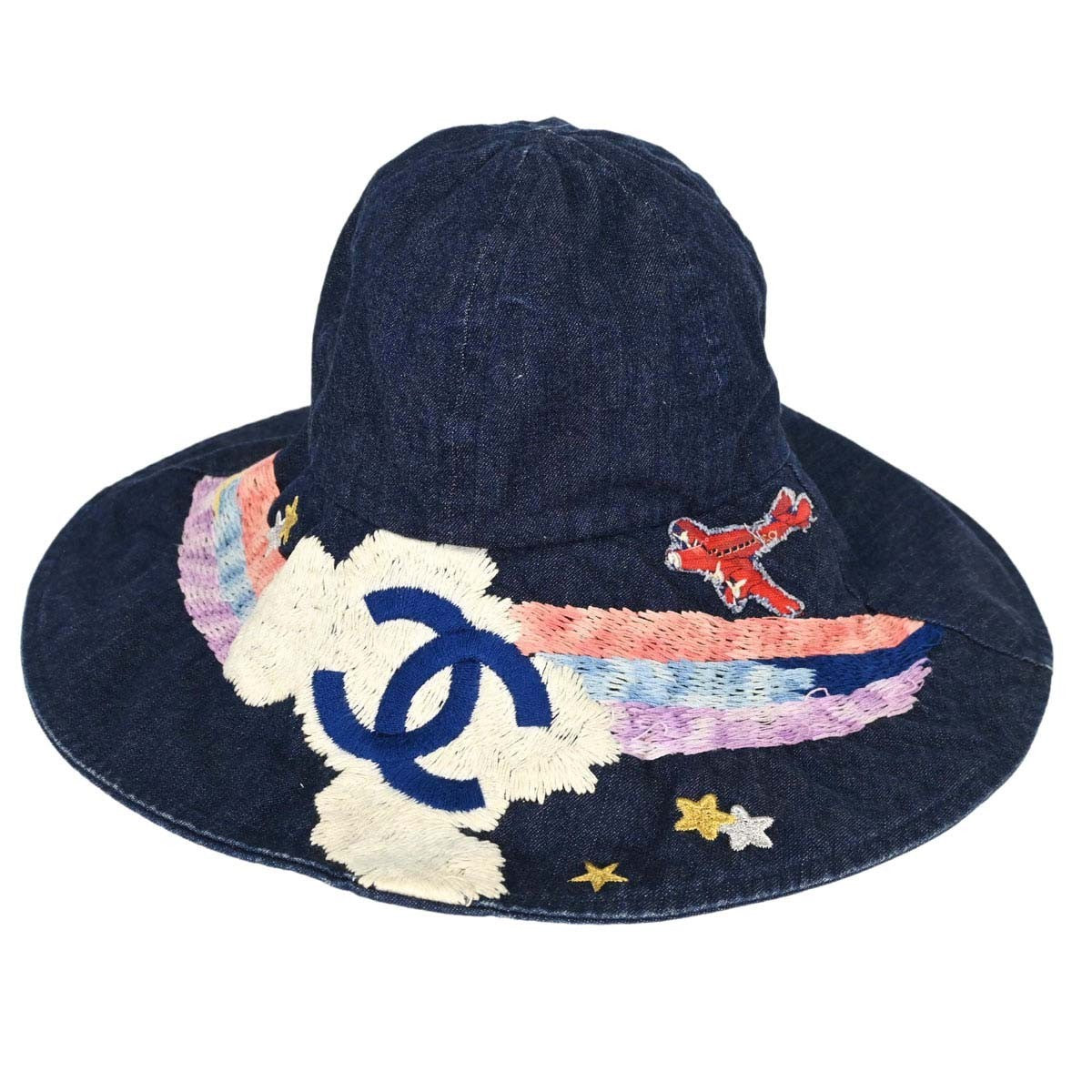 Chanel Denim Mood Bucket Hat Night Flight Embroidery Product Image