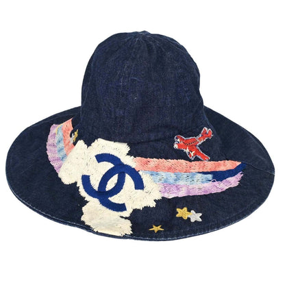 Chanel Denim Mood Bucket Hat Night Flight Embroidery Product Image