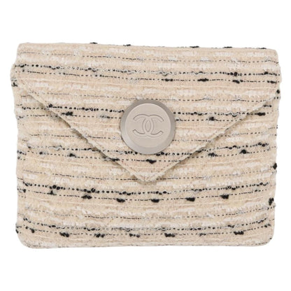 Chanel Vintage Envelope Chain Clutch Tweed Small