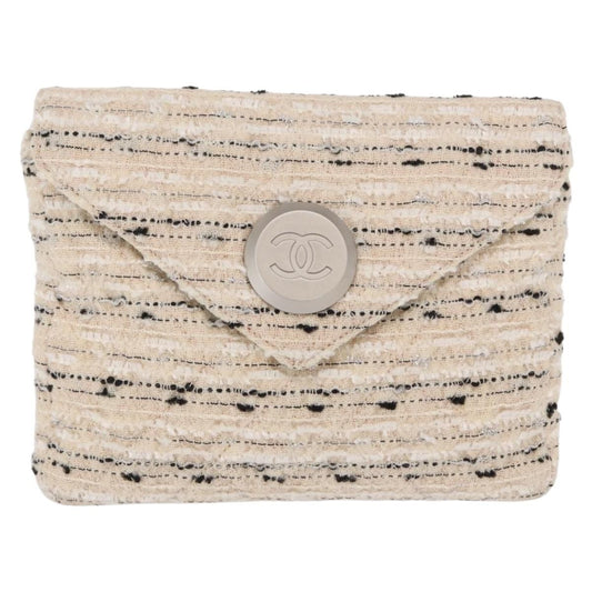 Chanel Vintage Envelope Chain Clutch Tweed Small