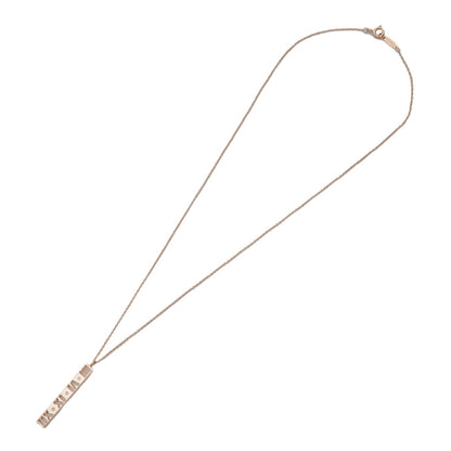 Tiffany & Co. Atlas Pierced Bar Drop Pendant 18K Rose Gold with Diamonds Product Image