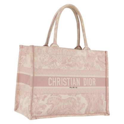 Christian Dior Book Embroidered Canvas Medium