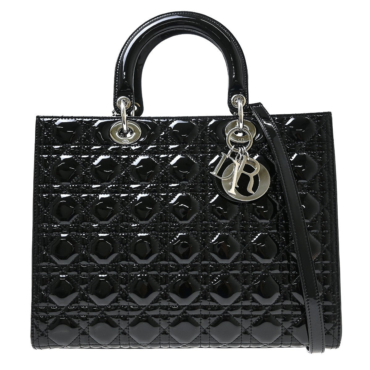 Christian Dior Lady Dior Patent Large