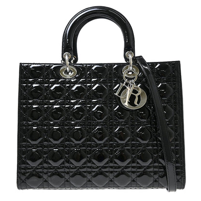 Christian Dior Lady Dior Patent Large