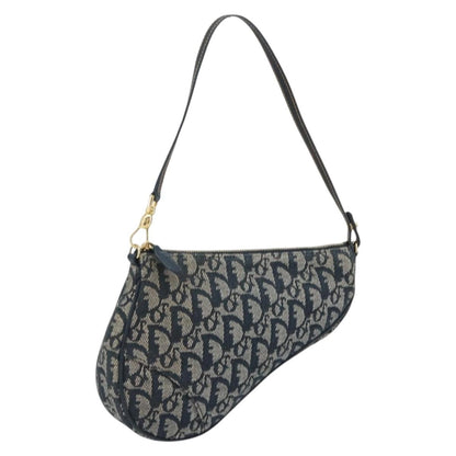 Christian Dior Vintage Saddle Diorissimo Canvas Mini