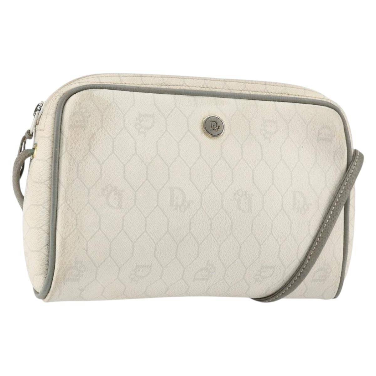 Christian Dior Vintage Honeycomb Shoulder Bag Canvas Product Image