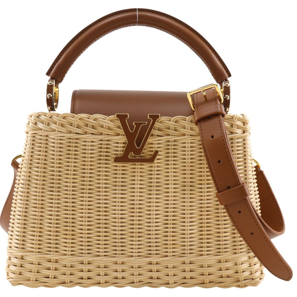 Louis Vuitton Capucines Wicker with Leather BB