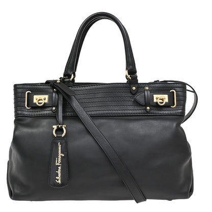 Salvatore Ferragamo Gancini Tote Leather Product Image
