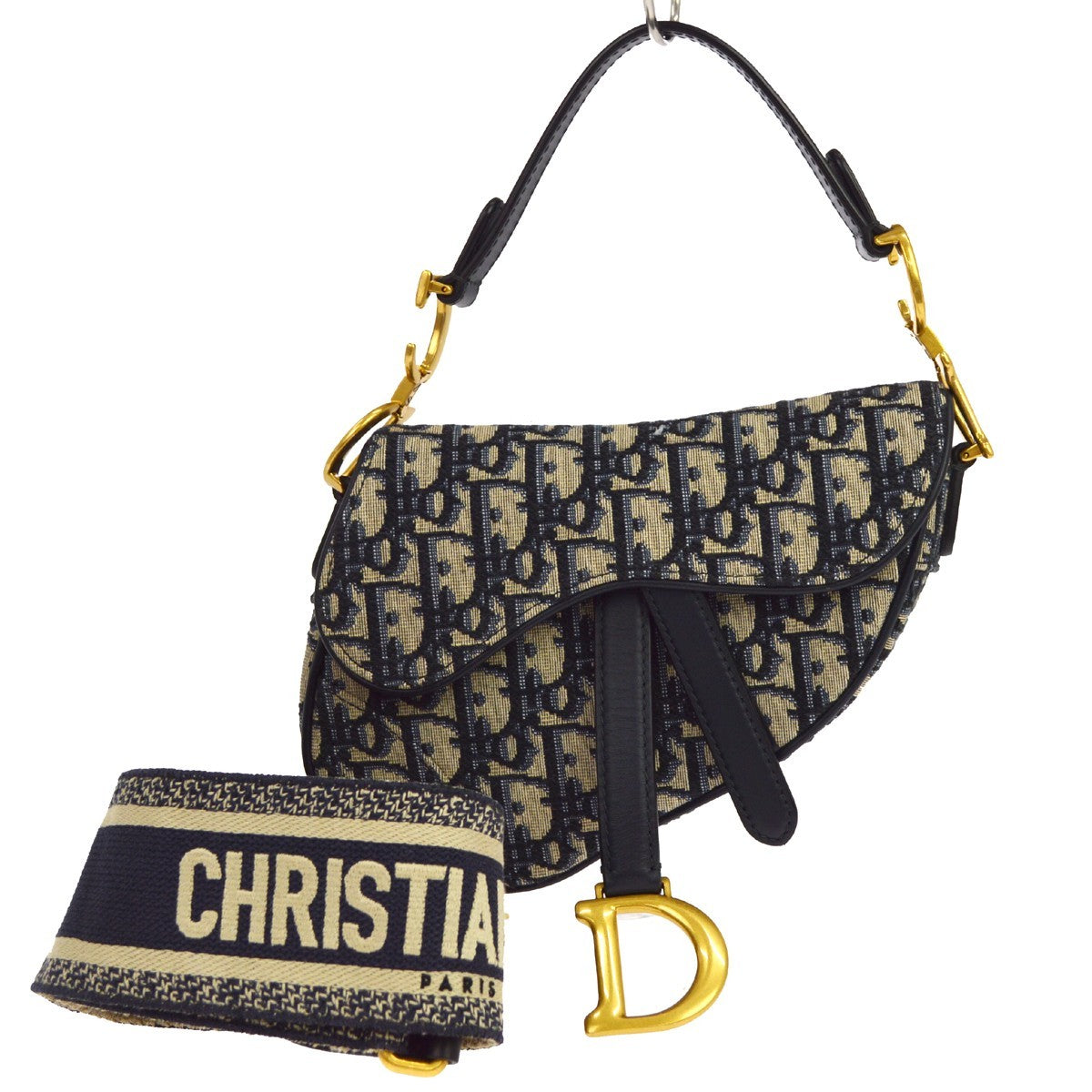 Christian Dior Saddle Oblique Jacquard Mini