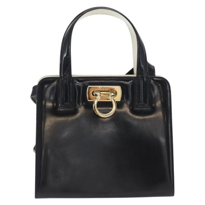 Salvatore Ferragamo Gancini Patent Leather Product Image
