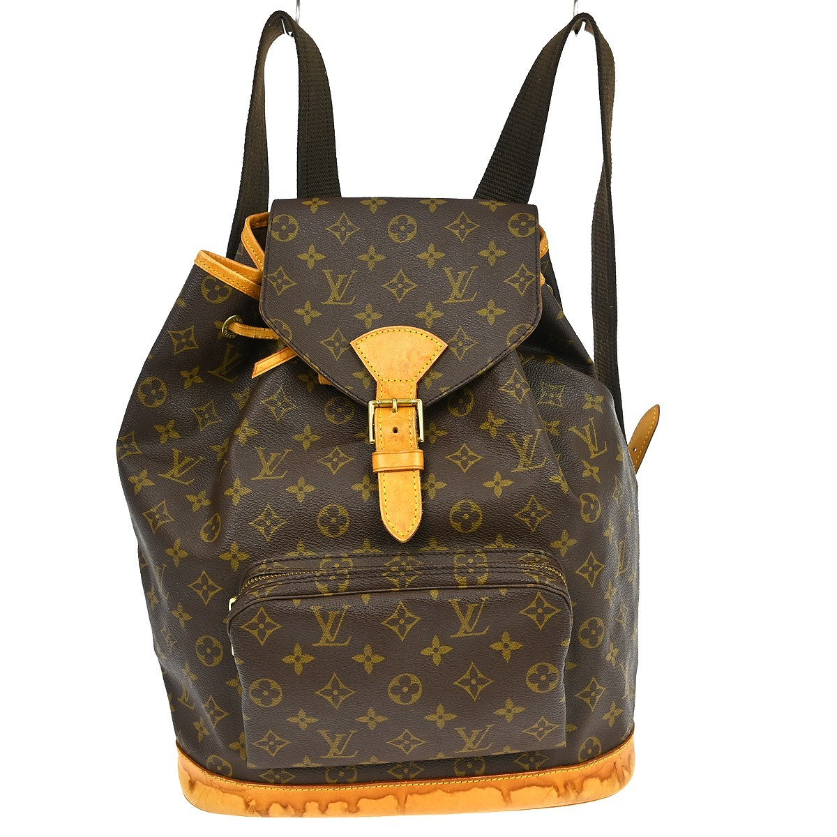 Louis Vuitton Vintage Montsouris Backpack Monogram Canvas GM