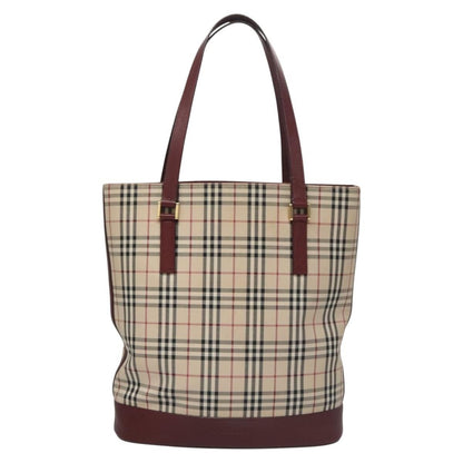 Burberry Nova Check Tote Canvas and Leather Product Image