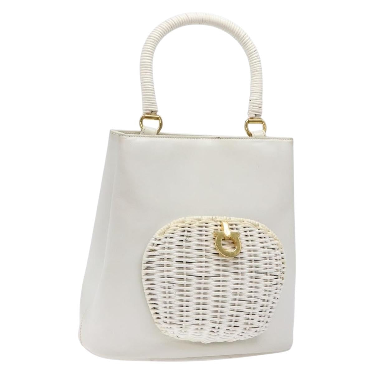 Salvatore Ferragamo Vintage Gancini Convertible Top Handle Bag Leather Product Image