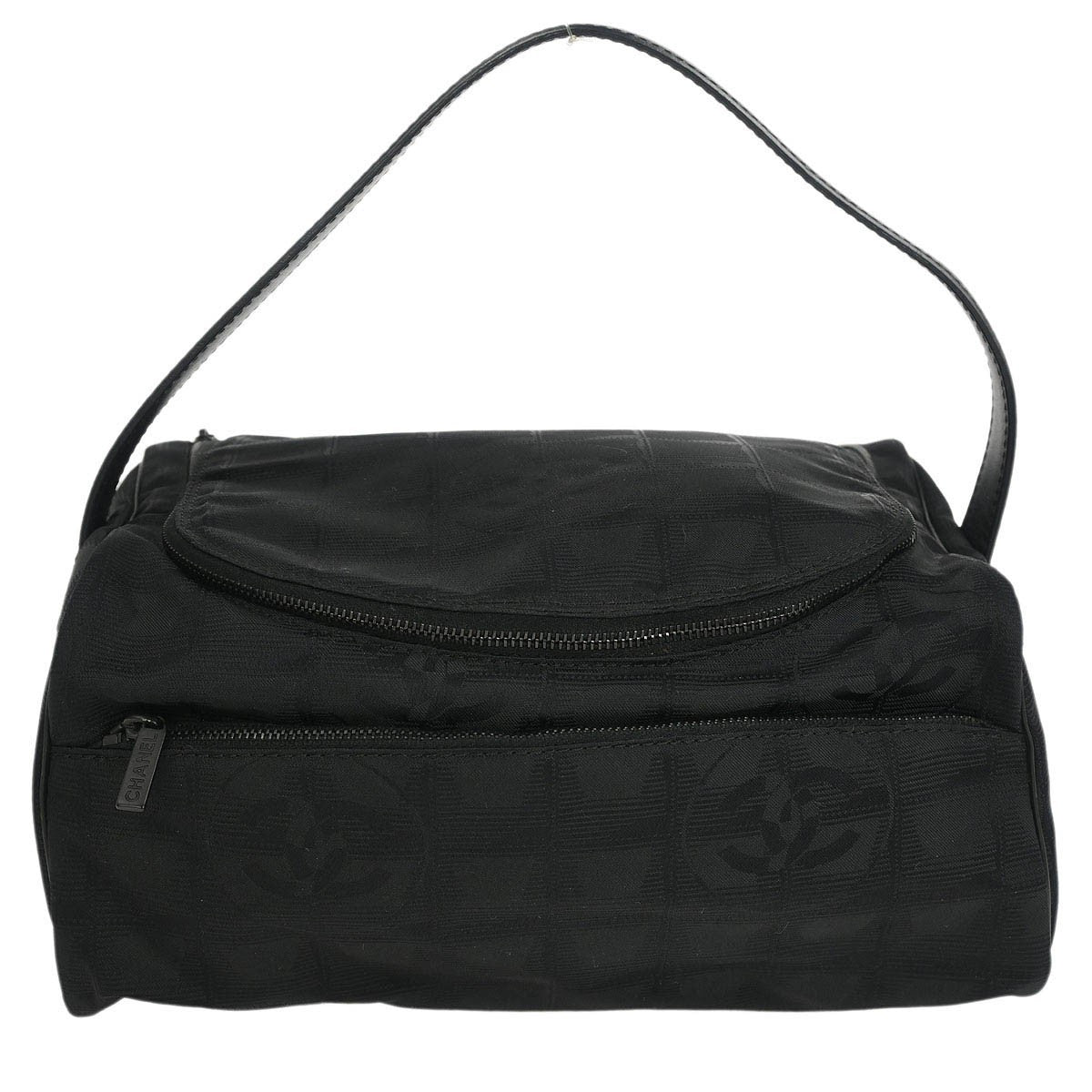 Chanel Travel Line Barrel Bag Nylon Small