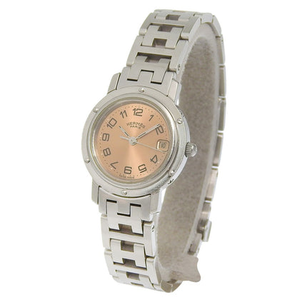 Hermes Clipper Quartz Stainless Steel 24