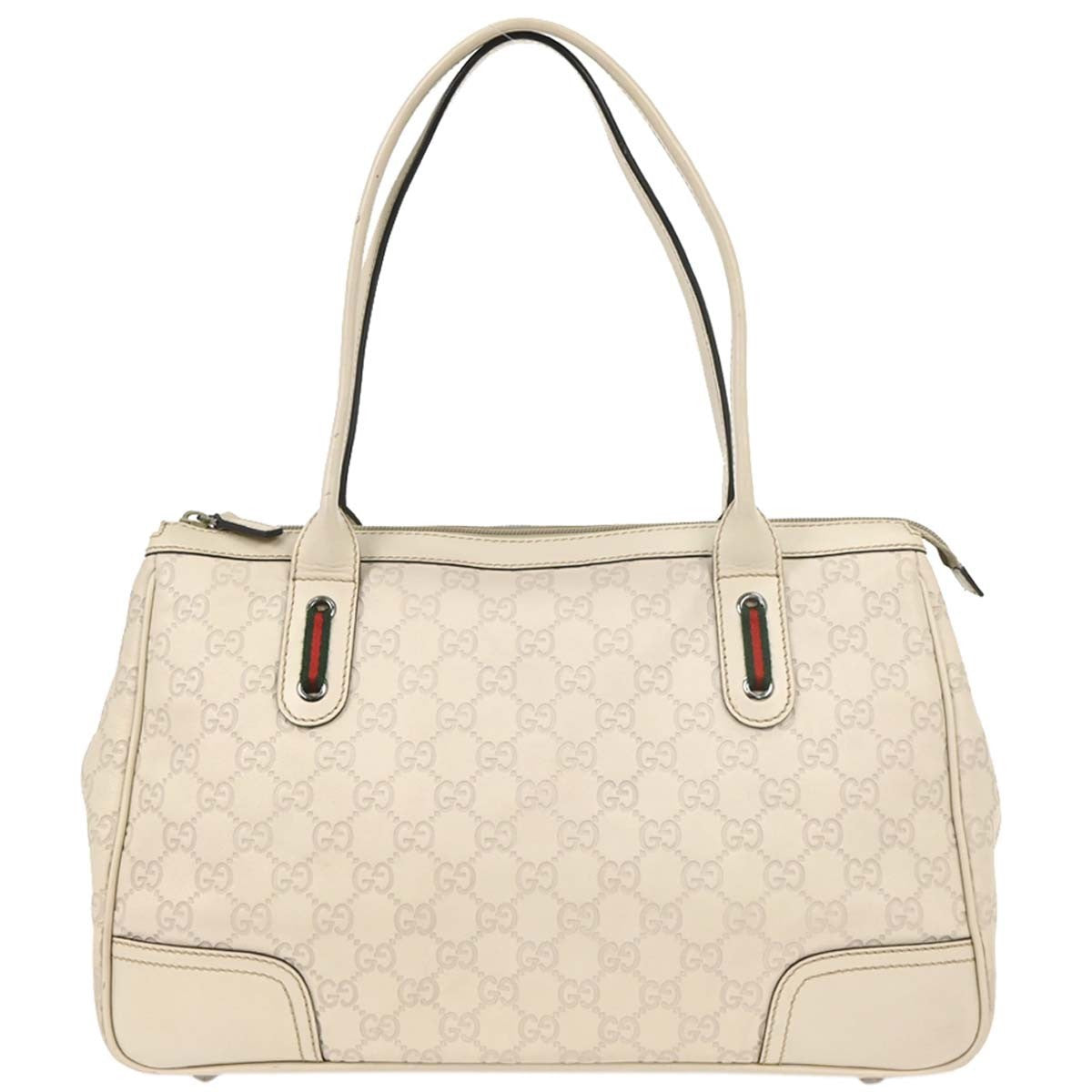 Gucci Princy Zip Tote GG Canvas and leather Medium
