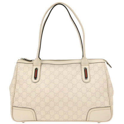 Gucci Princy Zip Tote GG Canvas and leather Medium