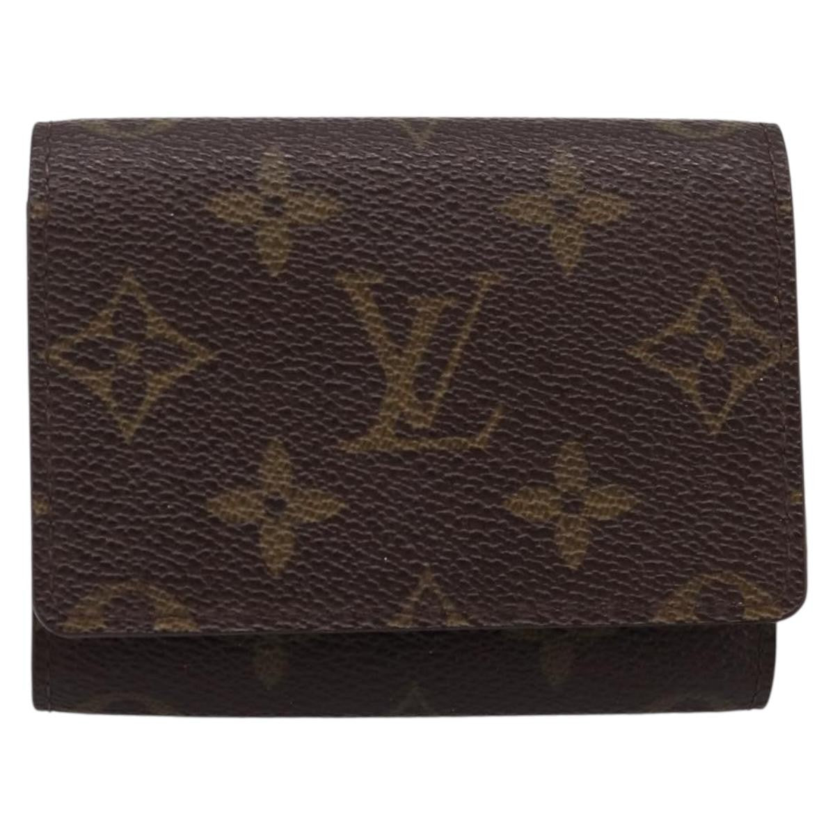 Louis Vuitton Bifold Card Case Canvas Small