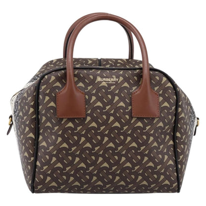 Burberry TB Half Cube Duffle Monogram Embossed Leather Product Image