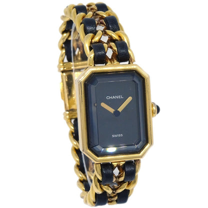 Chanel Premiere Rock Quartz Plated Metal and Leather 20