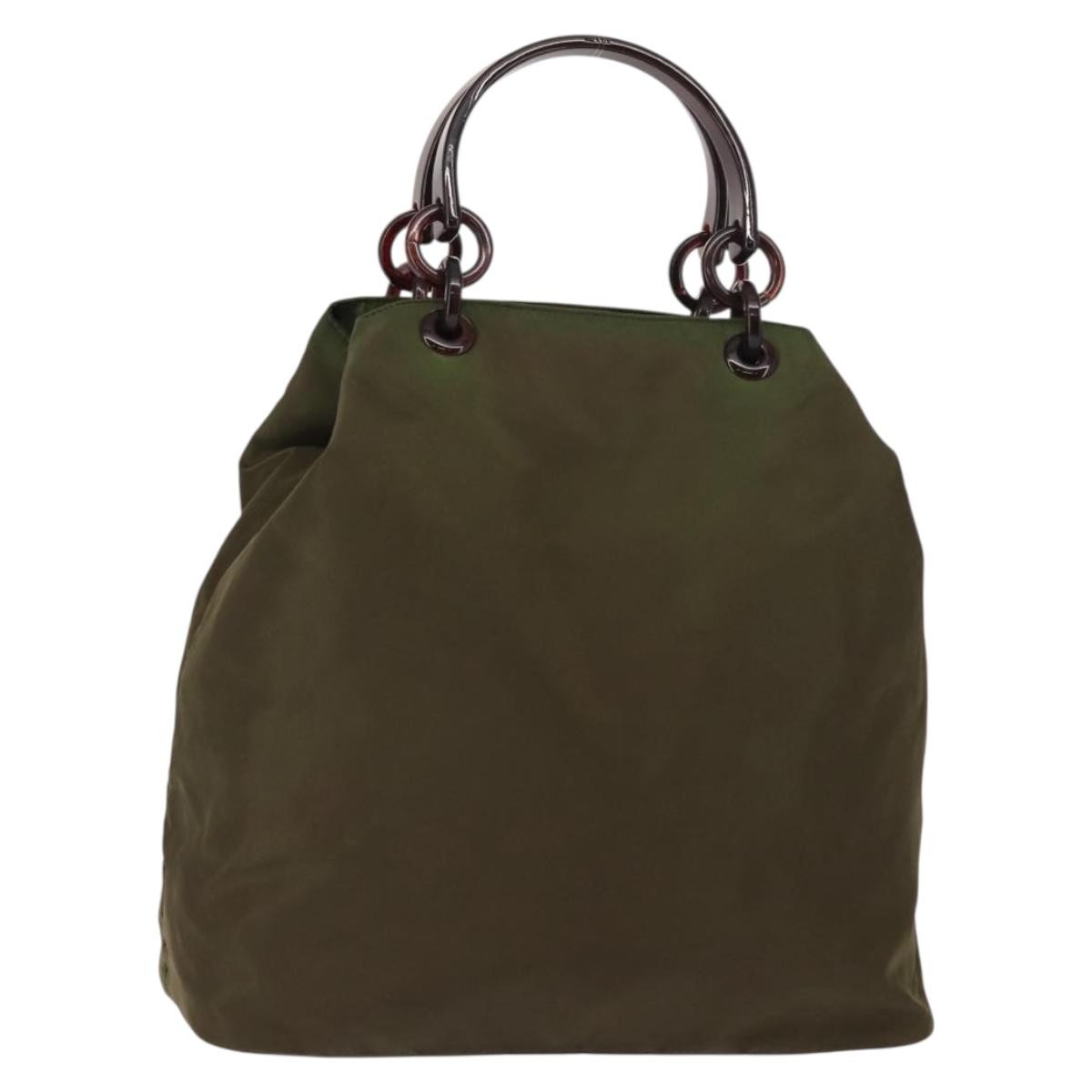 Prada Resin Handle Tote Tessuto Product Image