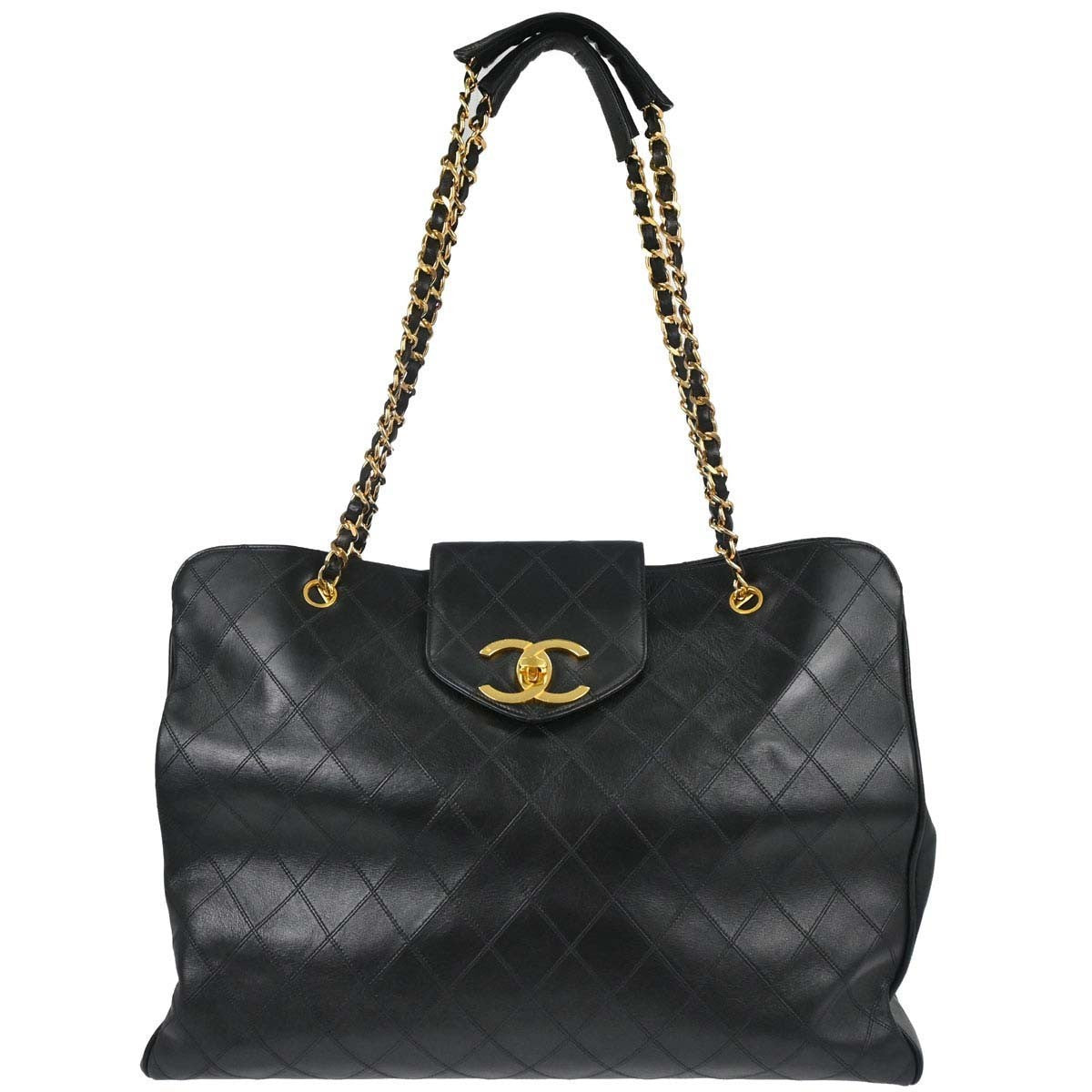 Chanel Vintage Supermodel Weekender Quilted Leather Medium