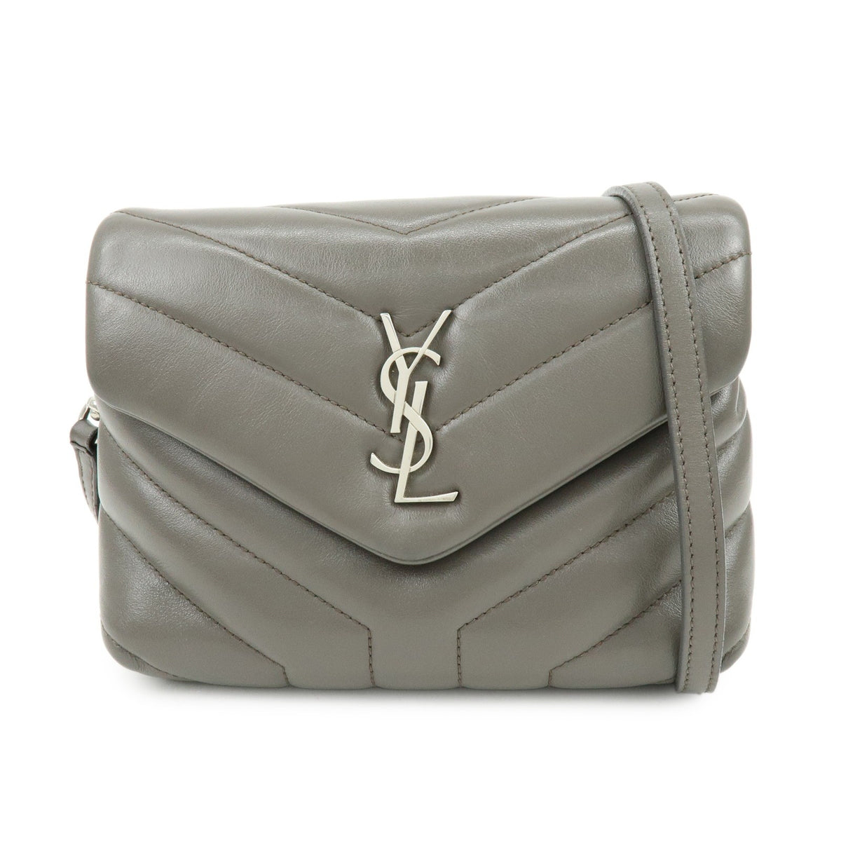 Saint Laurent Loulou Matelasse Chevron Leather Small