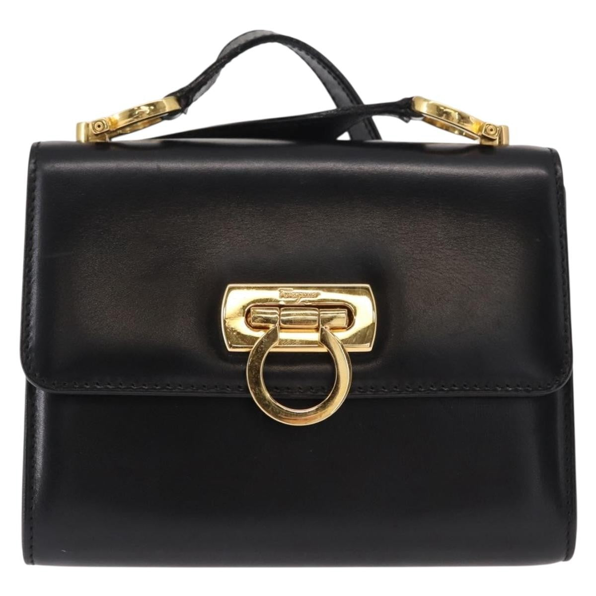 Salvatore Ferragamo Gancini Flap Leather Product Image