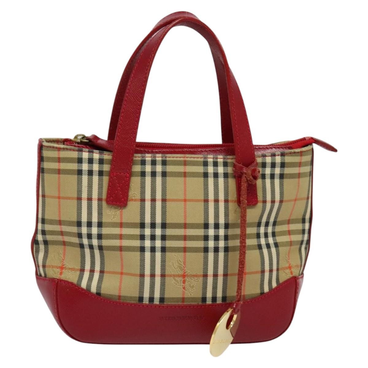 Burberry Nova Check Handbag Nova Check Canvas and leather Product Image
