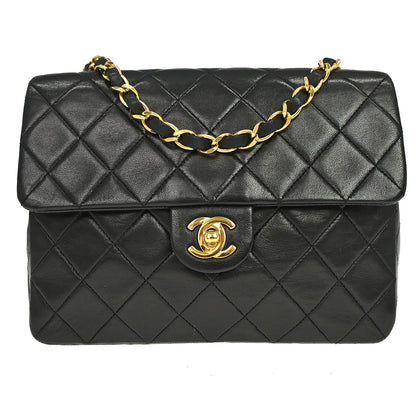 Chanel Vintage Square Classic Flap Quilted Lambskin Small