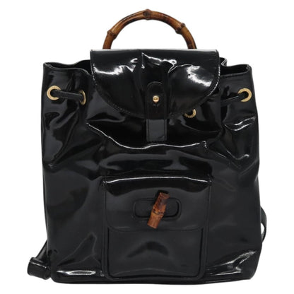 Gucci Vintage Bamboo Patent Mini