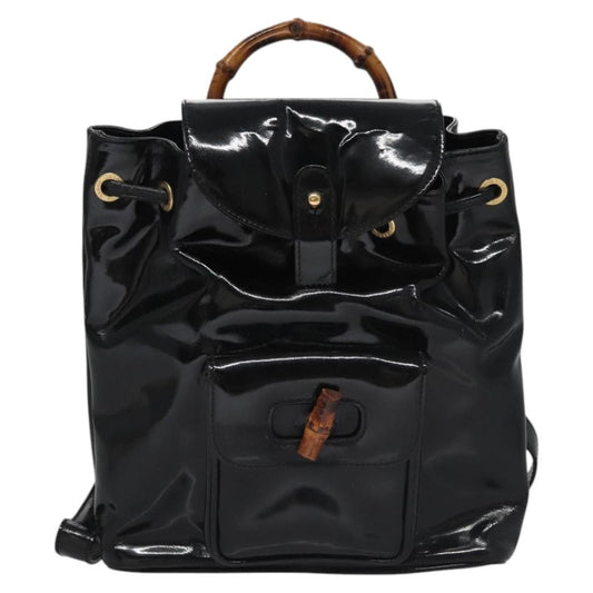 Gucci Vintage Bamboo Patent Mini
