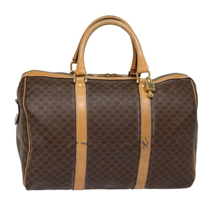 Celine Vintage Duffle Macadam Coated Canvas Large