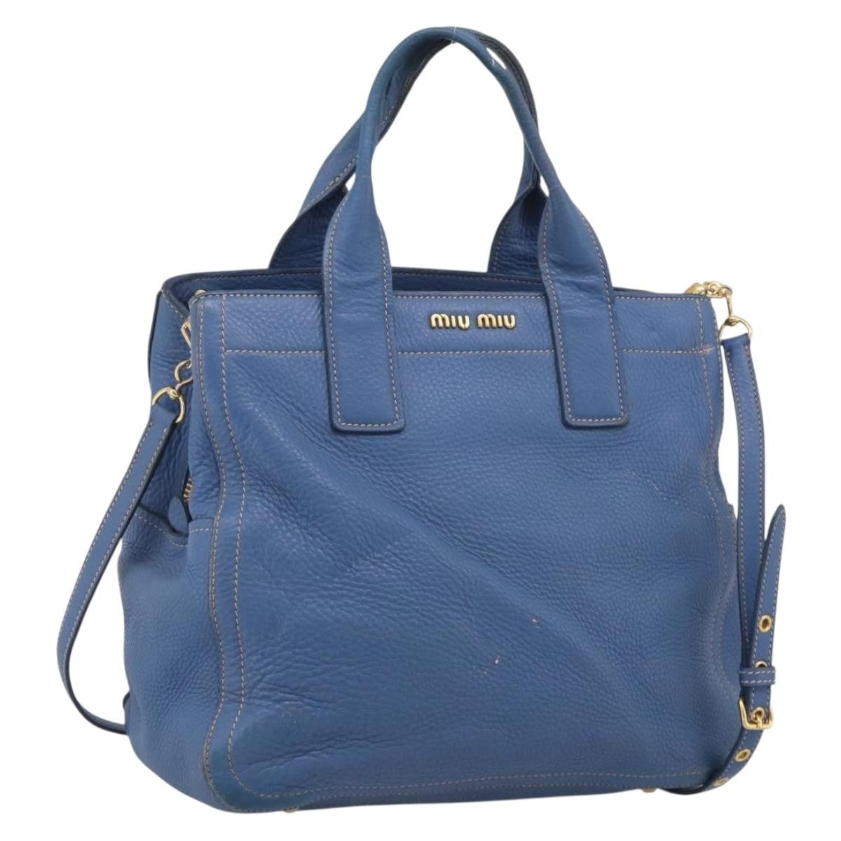 Miu Miu Beau Top Handle Leather Large