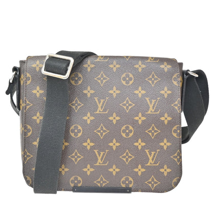 Louis Vuitton District Messenger Bag Macassar Monogram Canvas PM