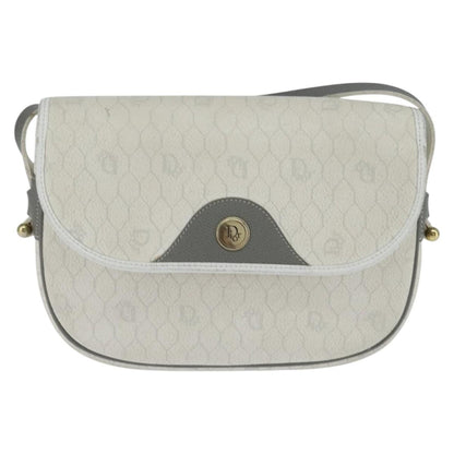 Christian Dior Vintage Honeycomb Flap Crossbody Bag Canvas and Leather Product Image