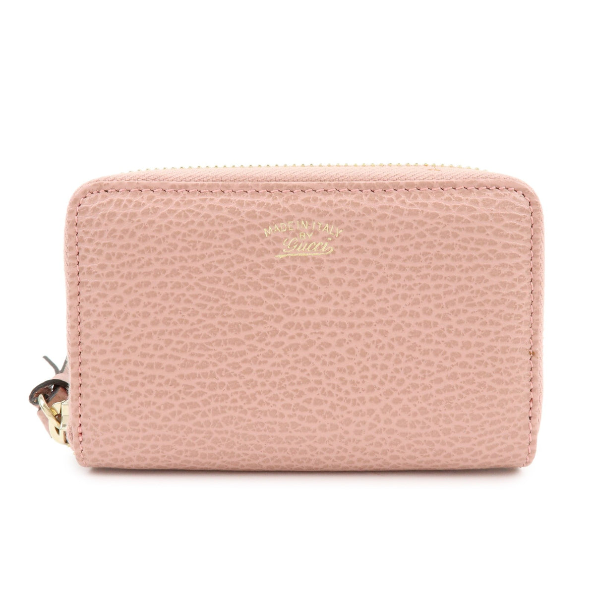 Gucci Swing Zip Around Leather Compact