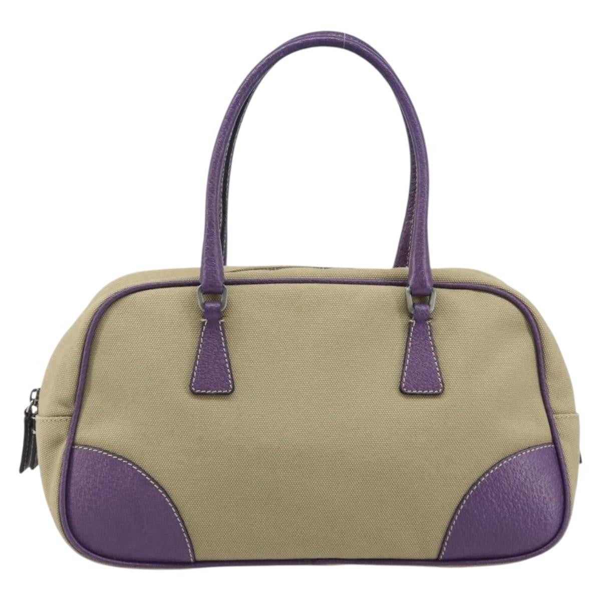 Prada Bowler Canvas with Leather Medium