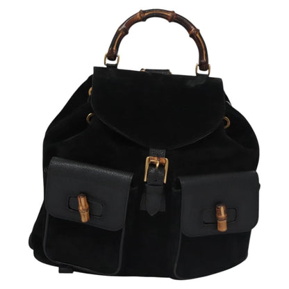 Gucci Vintage Bamboo Suede Medium