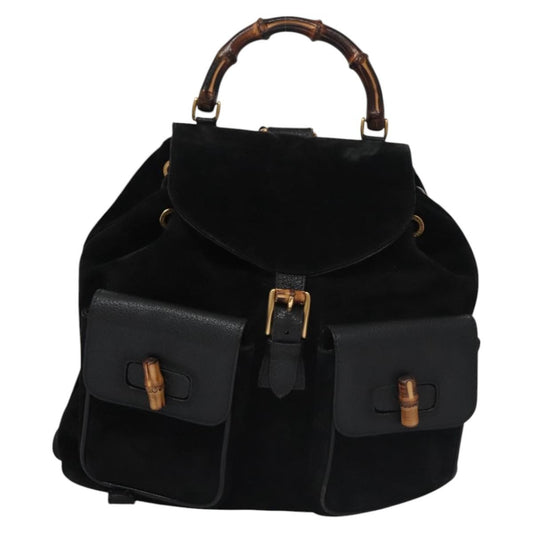 Gucci Vintage Bamboo Suede Medium